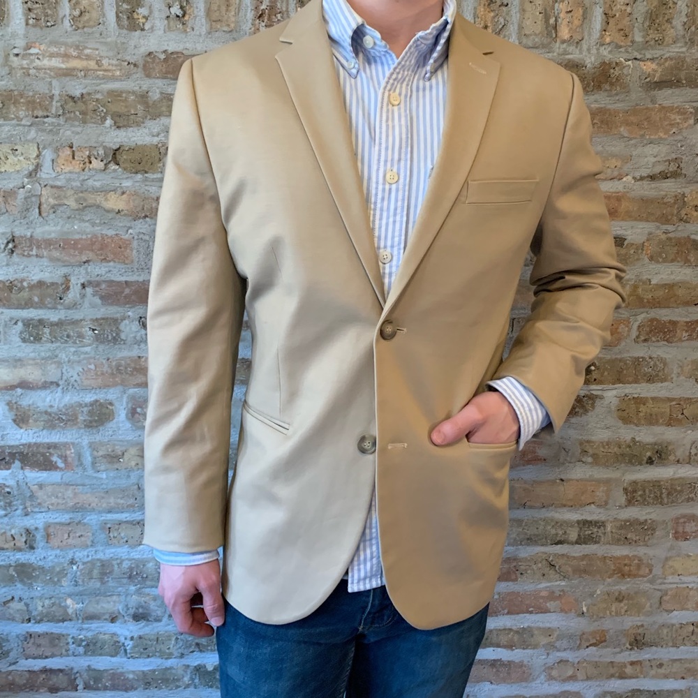 Men’s khaki blazer